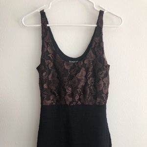 Express Black Sheath Bodycon Dress